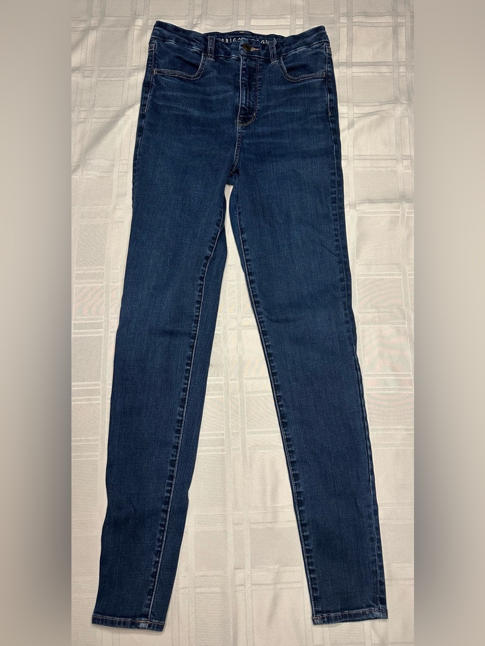 American Eagle Next Level Stretch Hi-Rise Jegging Jean Women Size 8 X-Long